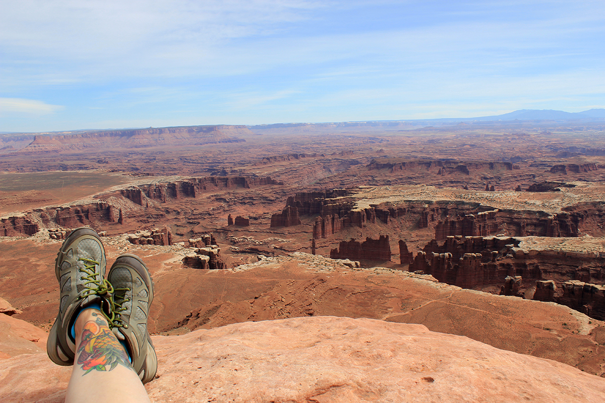 Grand View Point Outlook at Canyonlands National Park