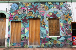 Bright Building Street Art - Bogotá Colombia Graffiti Tour