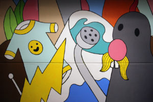 Detroit Z Garage Art - Cartoons