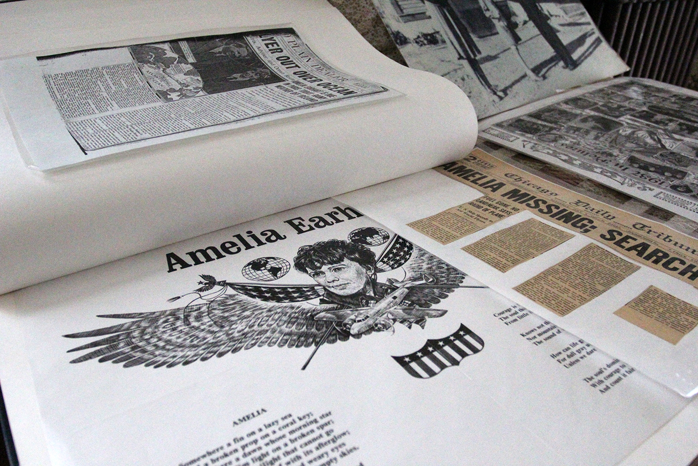 Newspaper Headlines About Amelia Earhart Disappearance