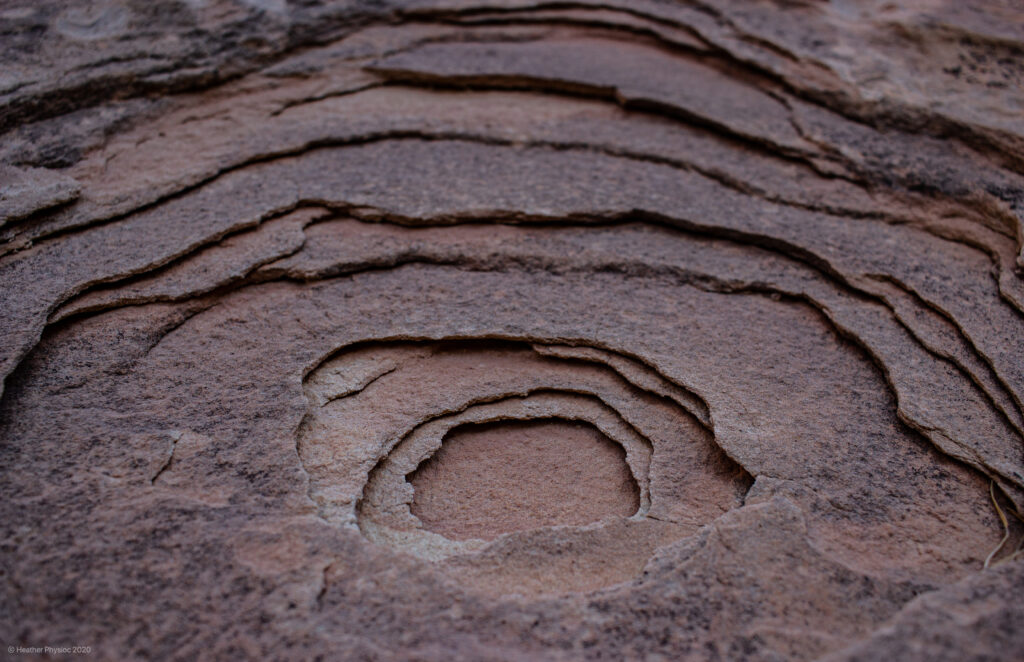 Sandstone Layers at Capitol Reef National Park in Utah