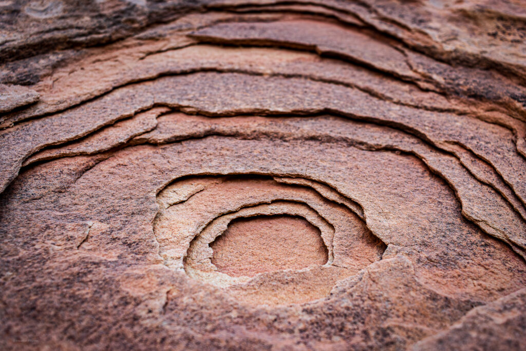 Sandstone Layers at Capitol Reef National Park in Utah
