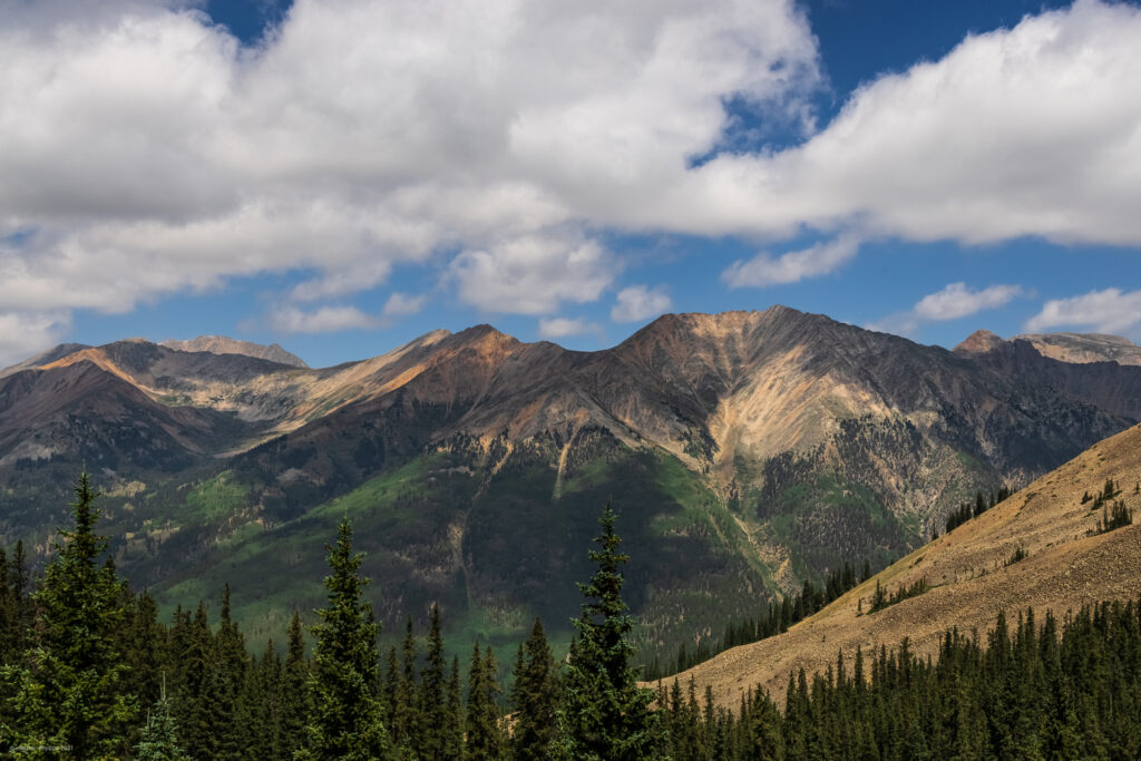 Clouds Casting Shadows on the Collegiate Peaks Region in Colorado