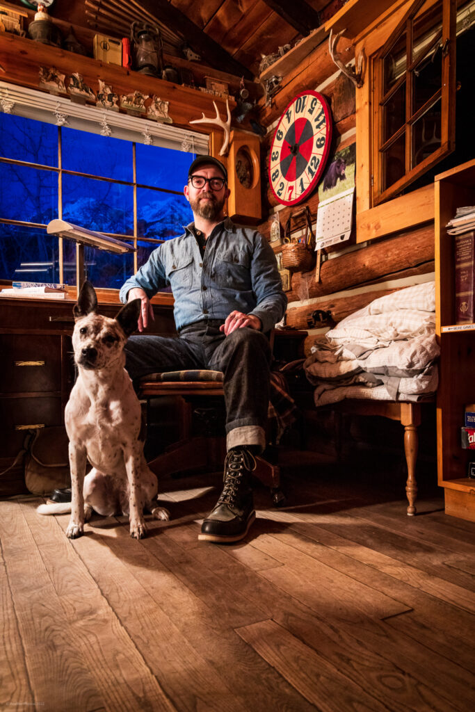 Luke & Poppy in Montana Cabin Kitsch