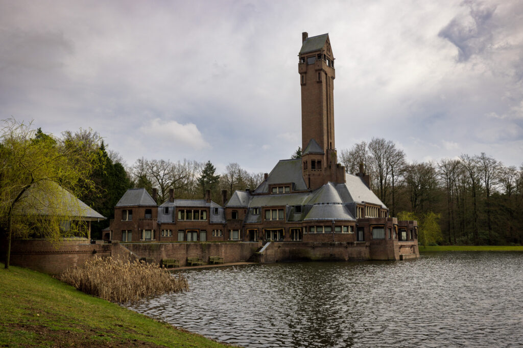 Museum Jachthuis Sint Hubertus Museum from Veluwezoom National Park in the Netherlands