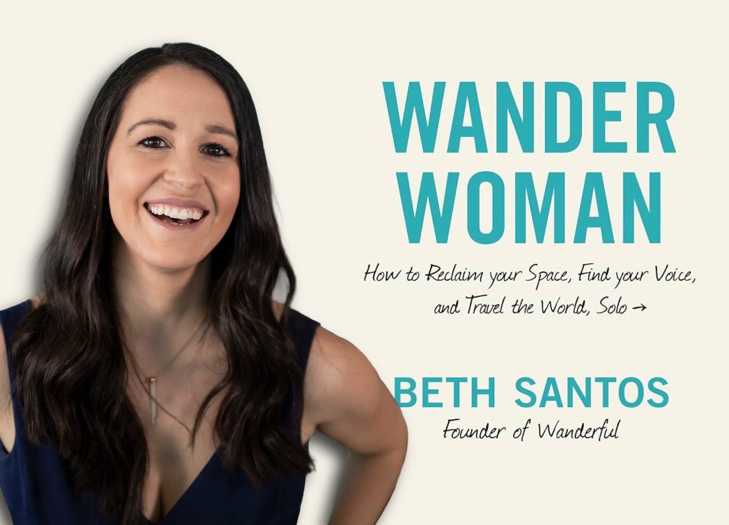 Book Review Graphic - Wander Woman - Beth Santos Cover