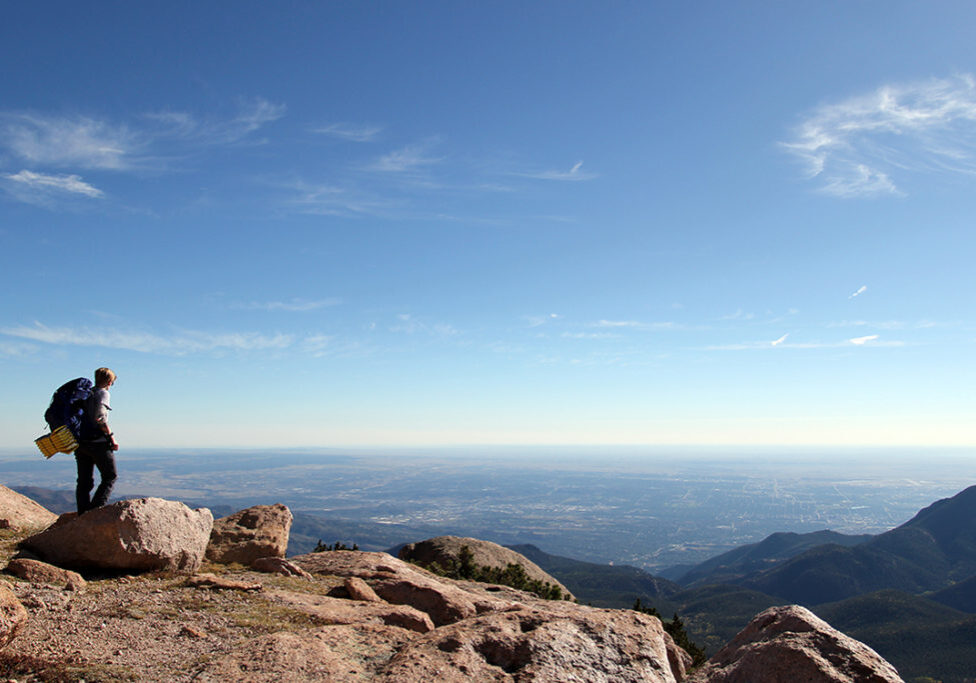 Heather Physioc Hiking Overlook Pikes Peak
